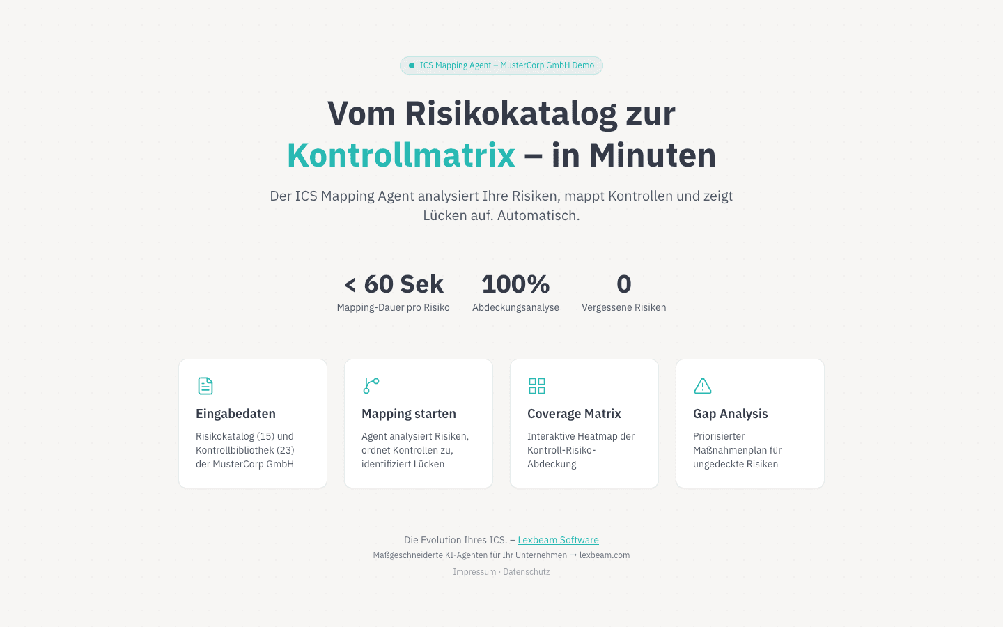ICS Mapping Agent — Vom Risikokatalog zur Kontrollmatrix