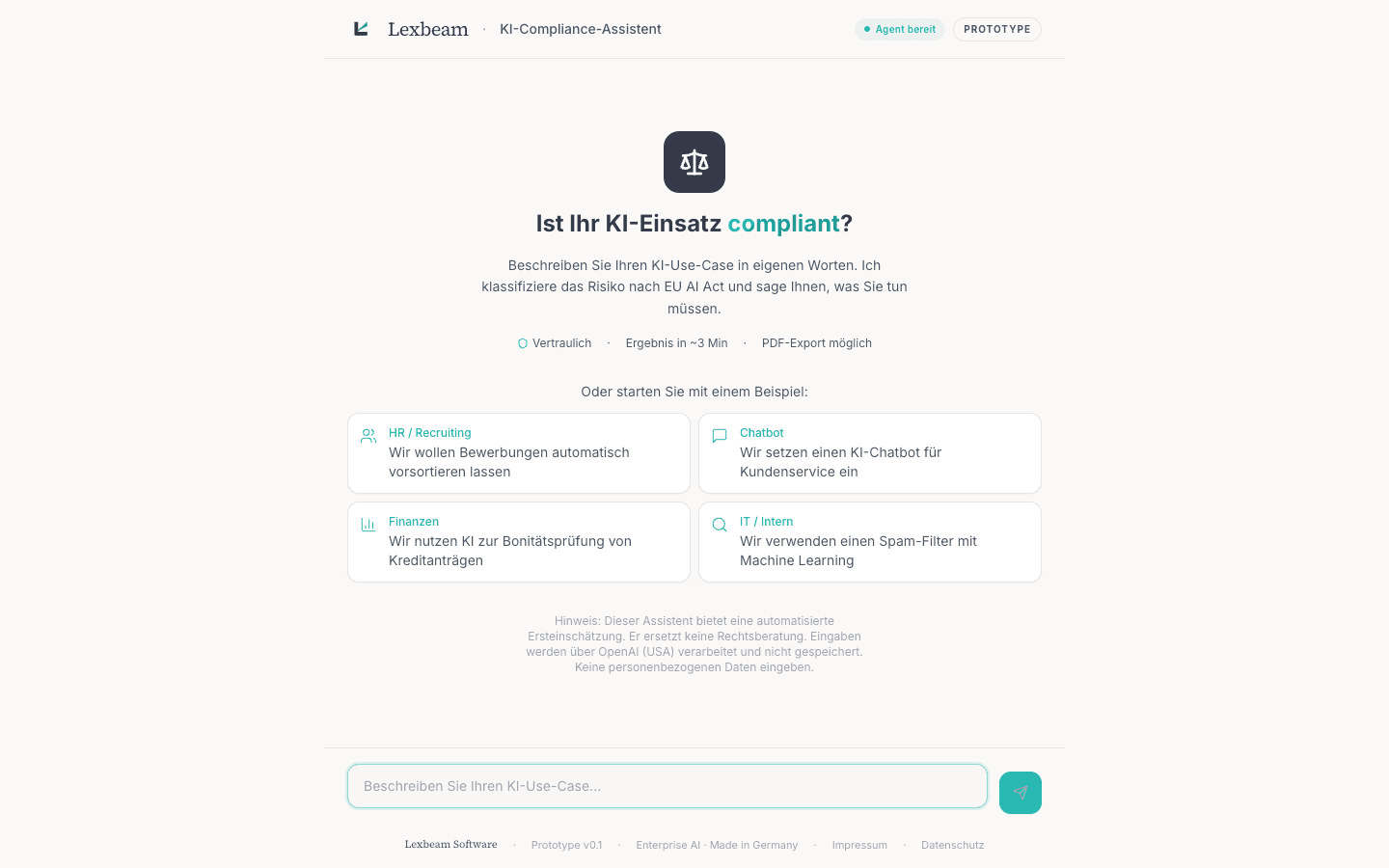 KI-Compliance-Assistent